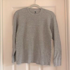 Polo grey thermal shirt - YL